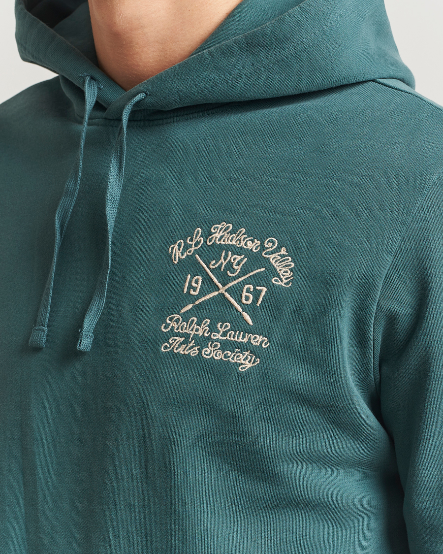 Men | Sweaters & Knitwear | Polo Ralph Lauren | Printed Hoodie Charter Green