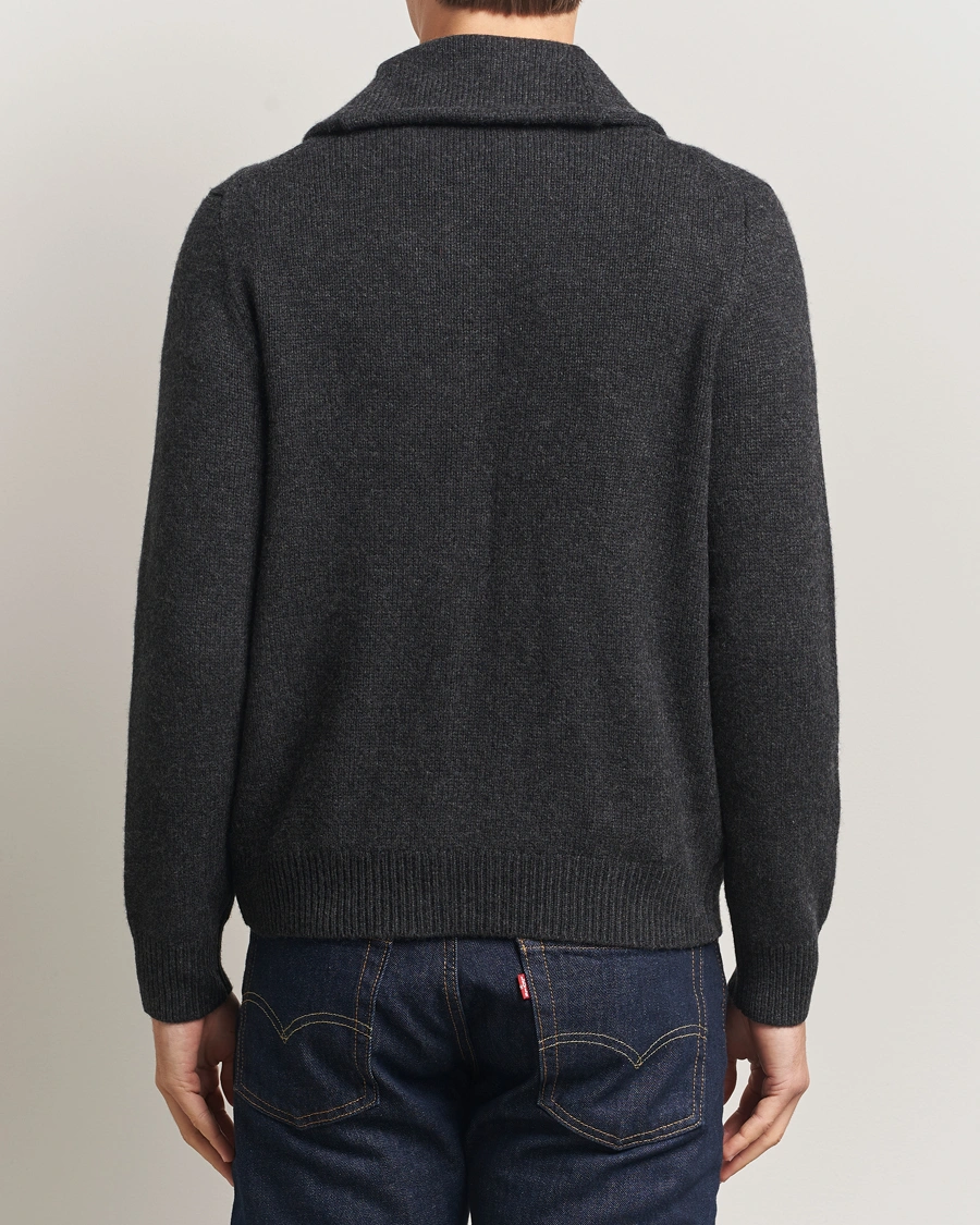 Men | Sweaters & Knitwear | Polo Ralph Lauren | Wool/Cashmere Shawl Collar Cardigan Granite Heather