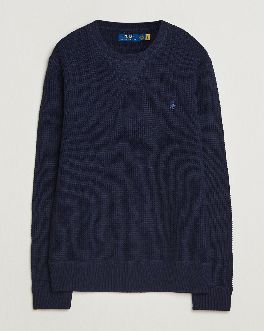 Men | Sweaters & Knitwear | Polo Ralph Lauren | Cotton/Wool Pullover Hunter Navy