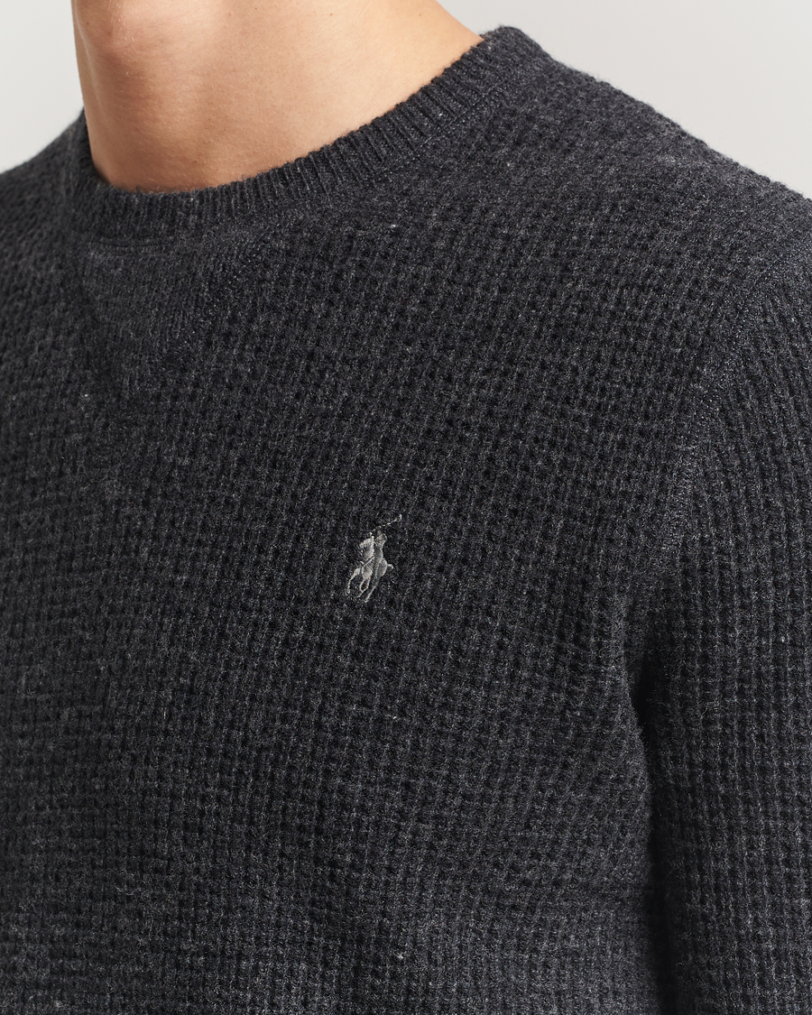 Men | Sweaters & Knitwear | Polo Ralph Lauren | Cotton/Wool Pullover Dark Granite Heather