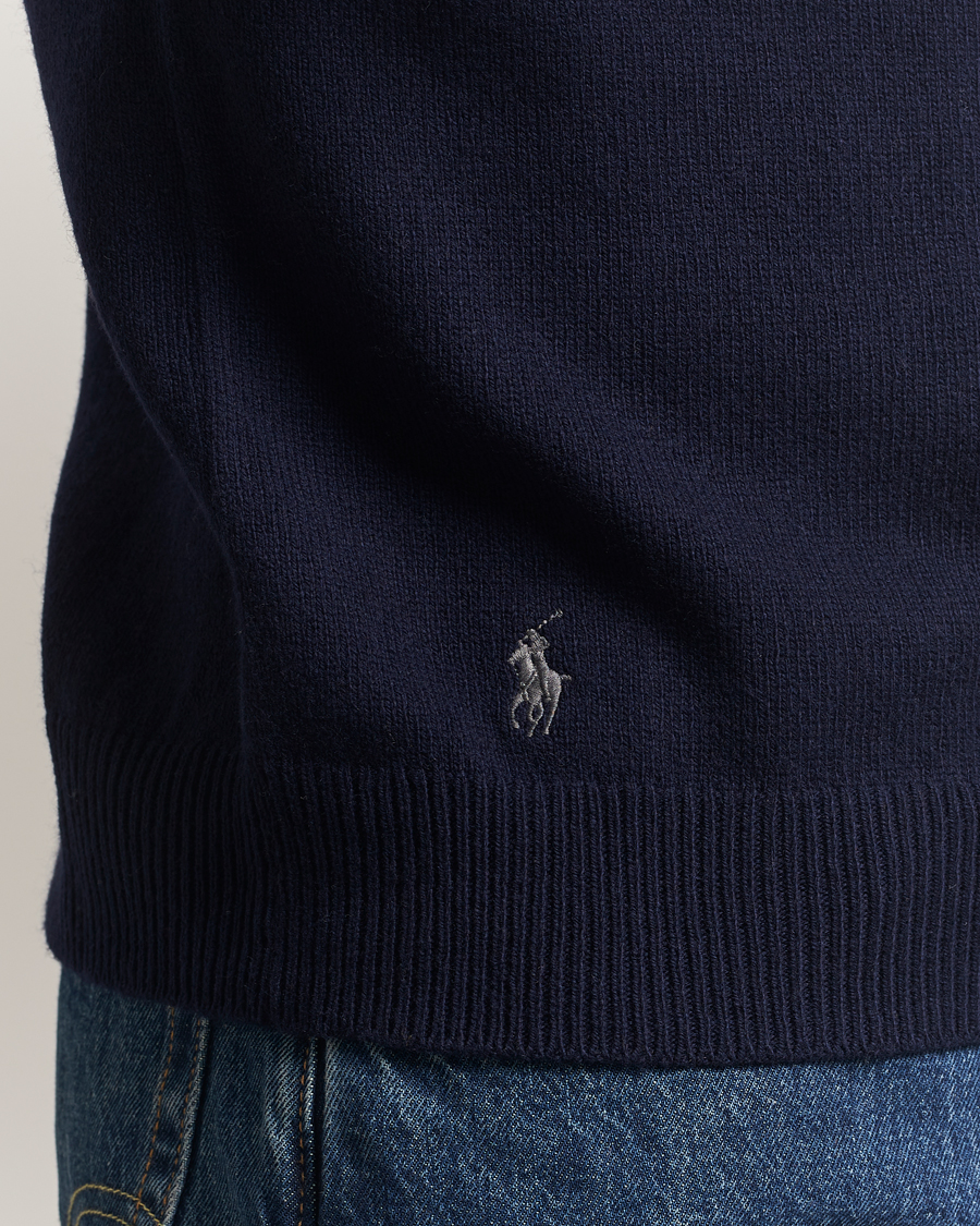 Men | Sweaters & Knitwear | Polo Ralph Lauren | Cotton/Wool Rollneck Hunter Navy