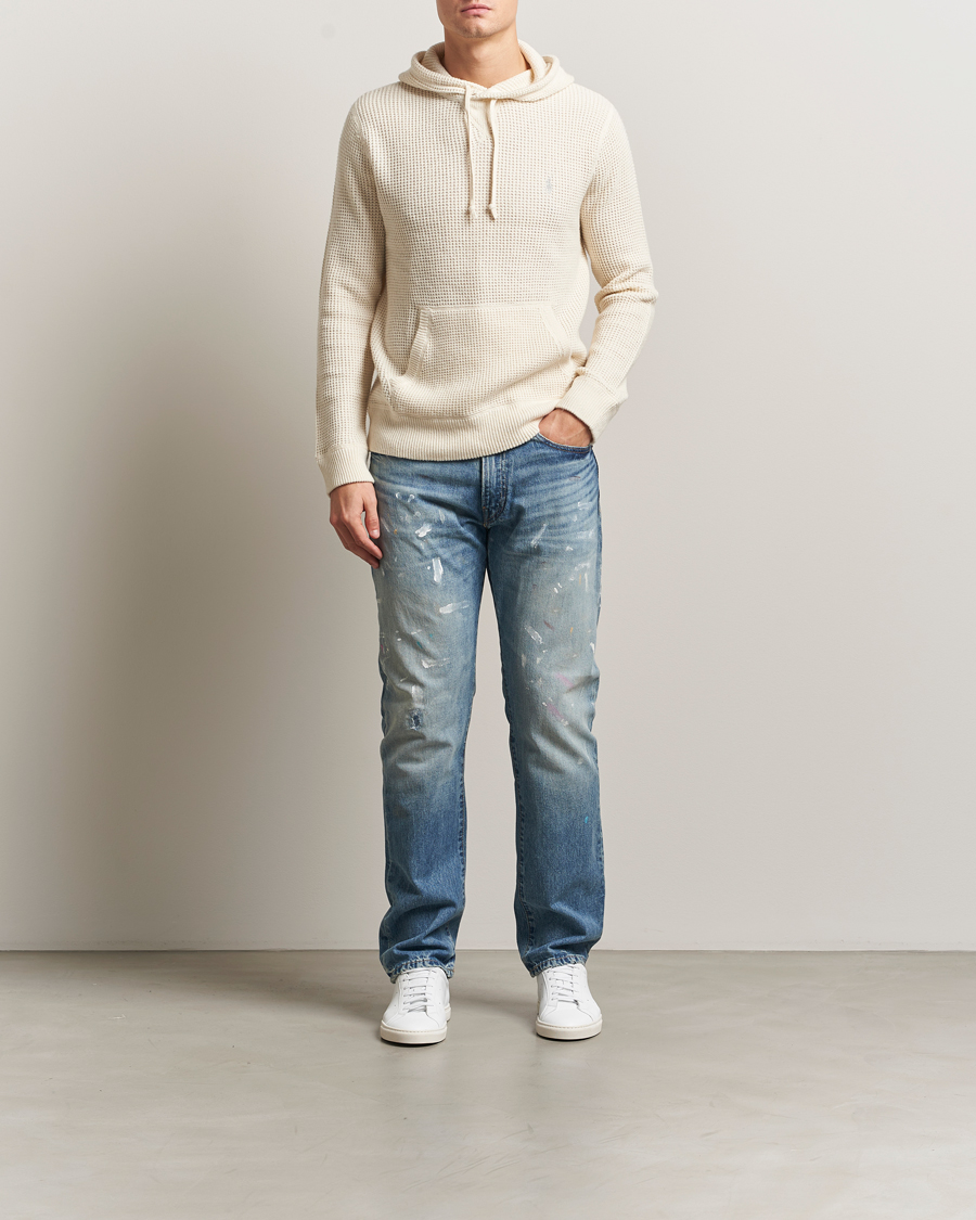 Men | Sweaters & Knitwear | Polo Ralph Lauren | Cotton/Wool Hoodie Andover Cream