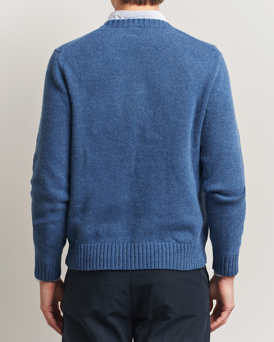 Men | Sweaters & Knitwear | Polo Ralph Lauren | Cotton/Wool Printed Sweater Blue Multi