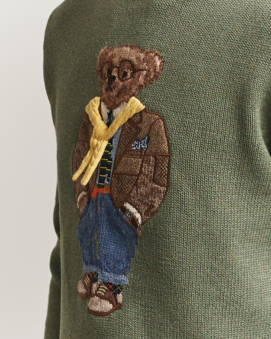 Men | Sweaters & Knitwear | Polo Ralph Lauren | Cotton/Cashmere Bear Sweater Lovette Heather