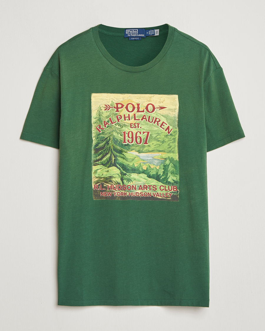 Men | T-Shirts | Polo Ralph Lauren | Printed T-Shirt Grass Green
