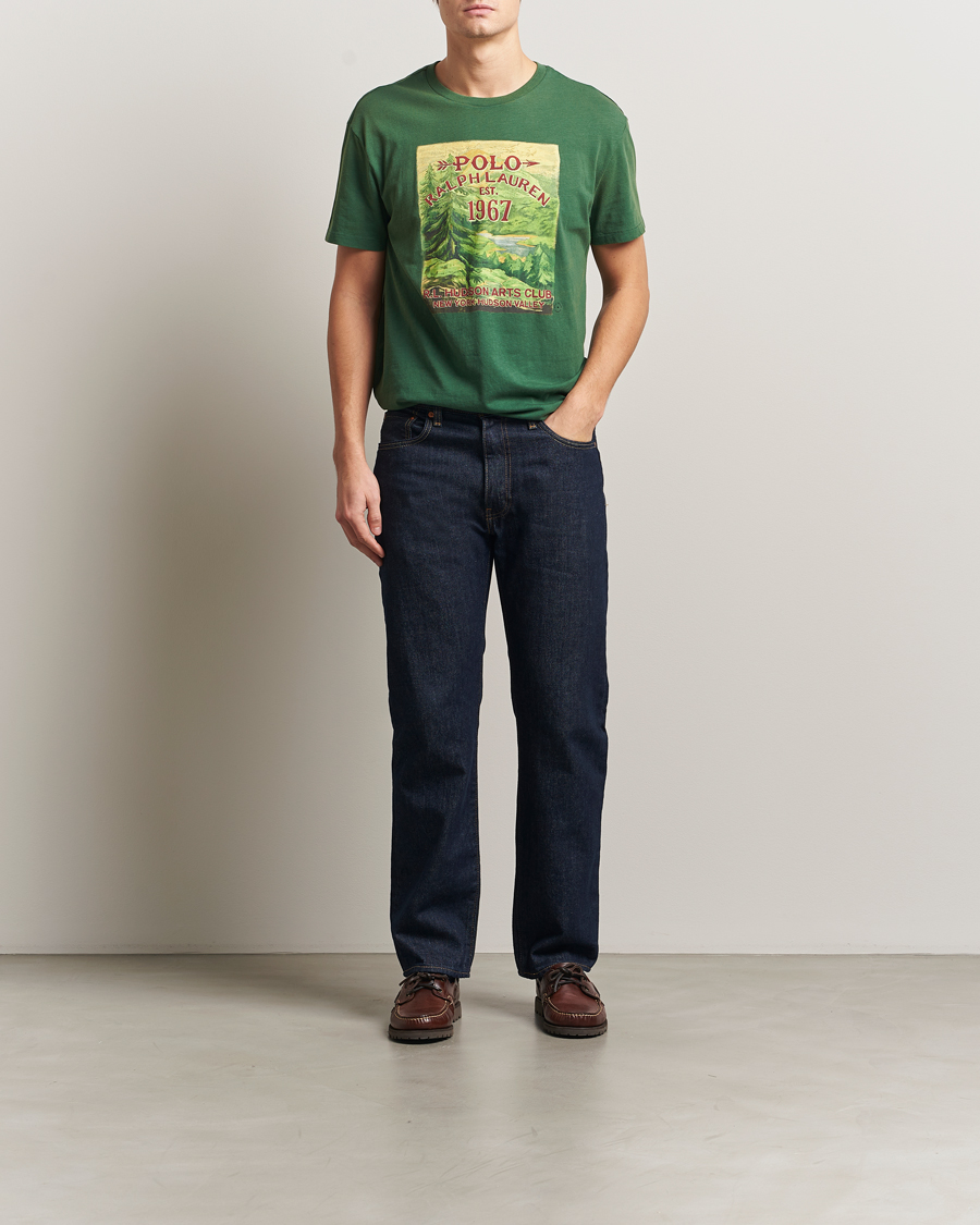 Men | T-Shirts | Polo Ralph Lauren | Printed T-Shirt Grass Green