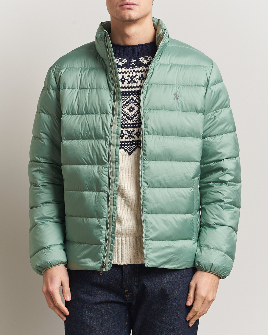 Men | Coats & Jackets | Polo Ralph Lauren | Colden Down Jacket Light Green