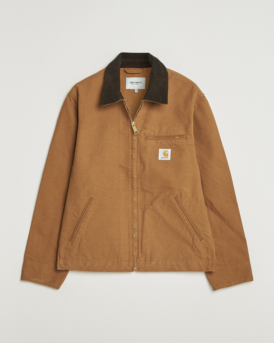 Men | Coats & Jackets | Carhartt WIP | Detroit Jacket Dearborn Canvas Hamilton Brown