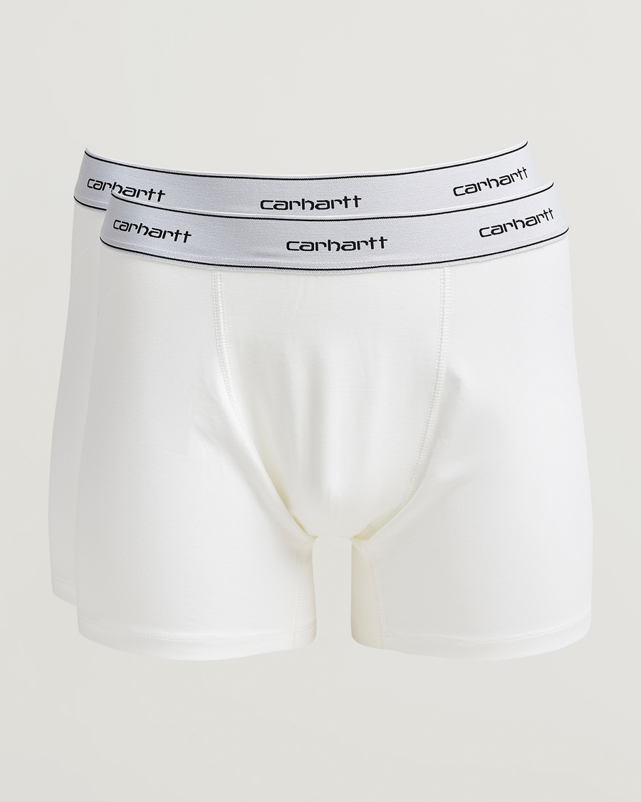 Men | Underwear & Socks | Carhartt WIP | 2-Pack Cotton Trunks White