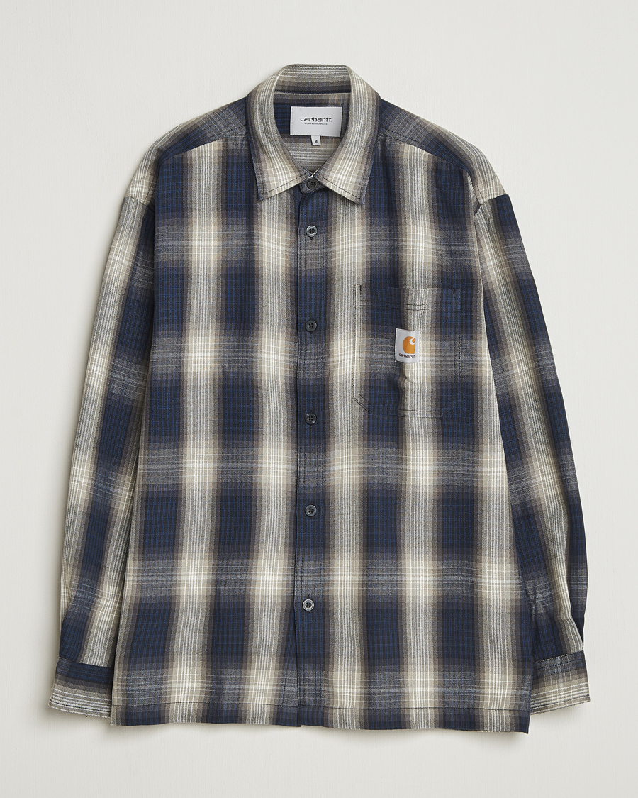 Men | Shirts | Carhartt WIP | Harlin Checked Shirt Jupiter