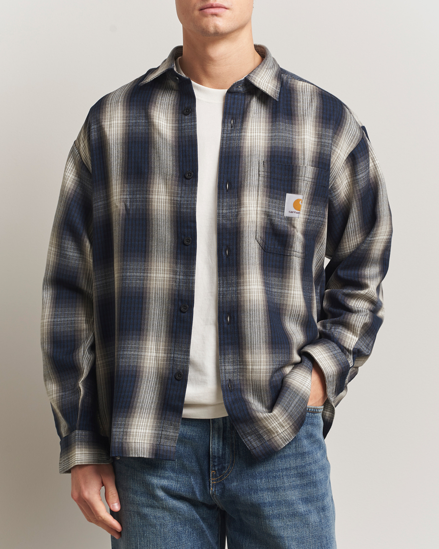 Men | Shirts | Carhartt WIP | Harlin Checked Shirt Jupiter