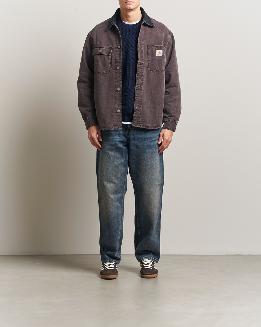 Men | Shirts | Carhartt WIP | Mitch Dusky Canvas Overshirt Palisander