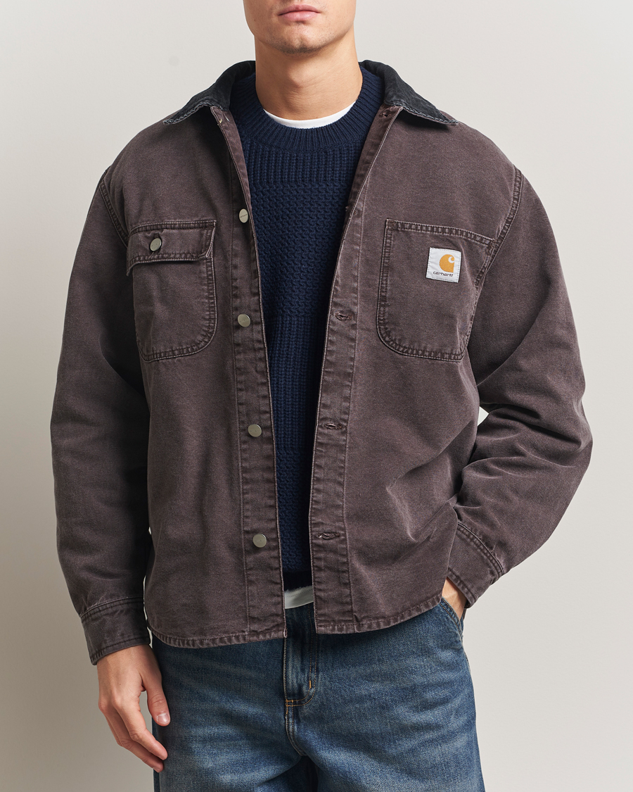 Men | Shirts | Carhartt WIP | Mitch Dusky Canvas Overshirt Palisander