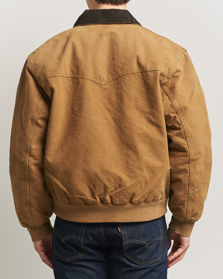 Carhartt WIP OG Santa Fee Jacket Hamilton Brown Grind Washed at