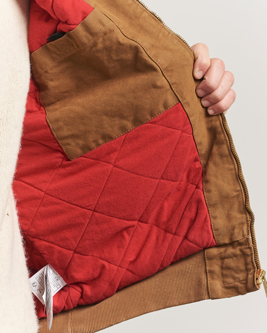 Carhartt WIP OG Santa Fee Jacket Hamilton Brown Grind Washed at