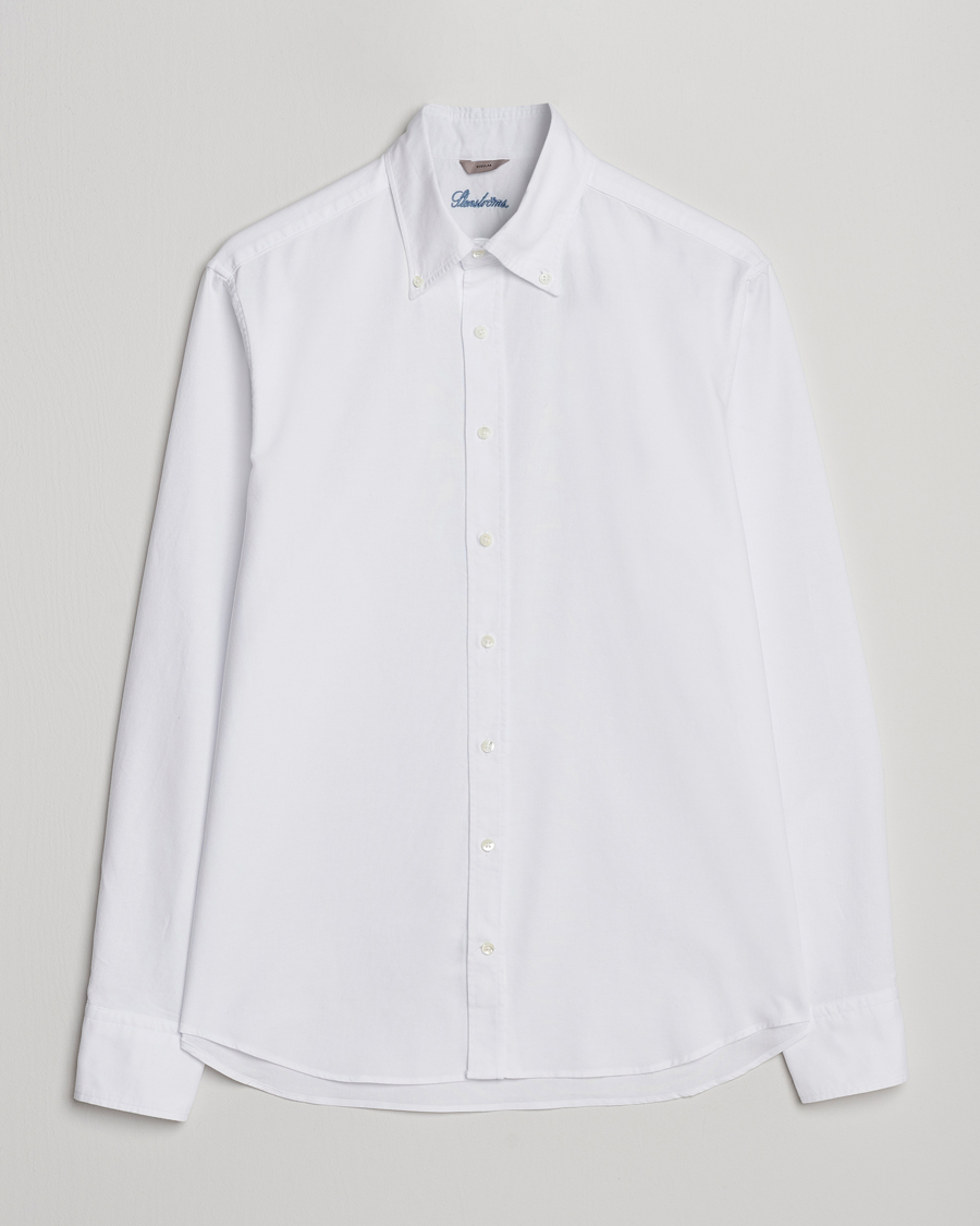 Men | Shirts | Stenströms | Regular Fit Oxford Shirt White