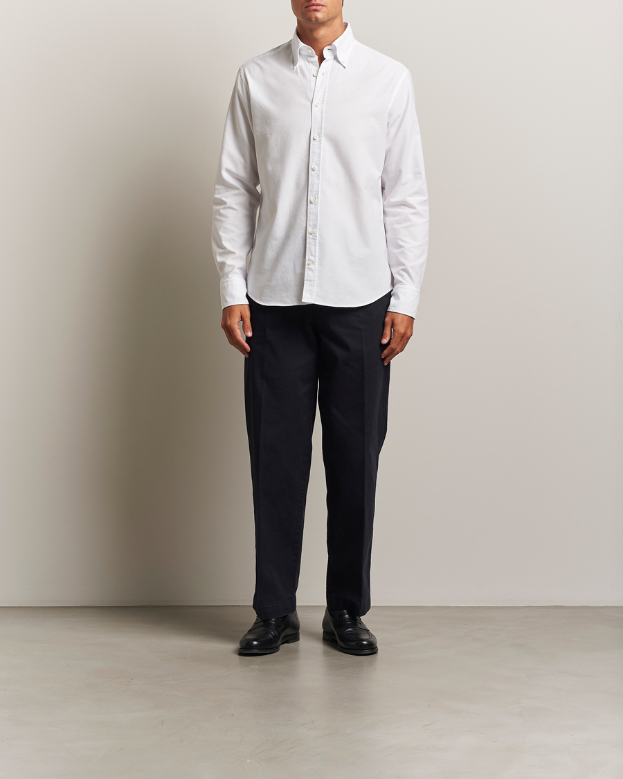 Men | Shirts | Stenströms | Regular Fit Oxford Shirt White