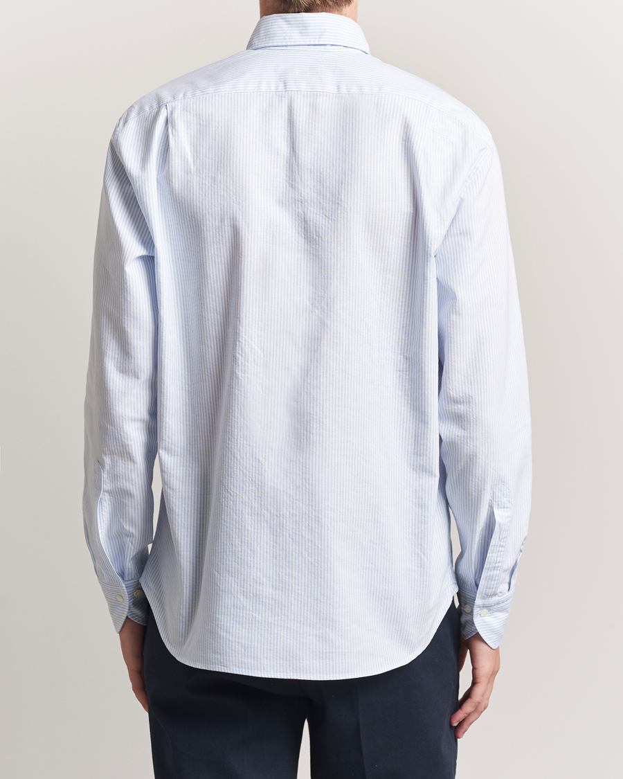 Men | Shirts | Stenströms | Regular Fit Oxford Shirt Blue/White