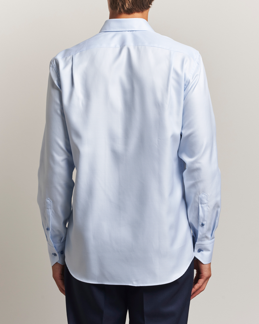 Men | Shirts | Stenströms | Regular Fit Contrast Shirt Light Blue