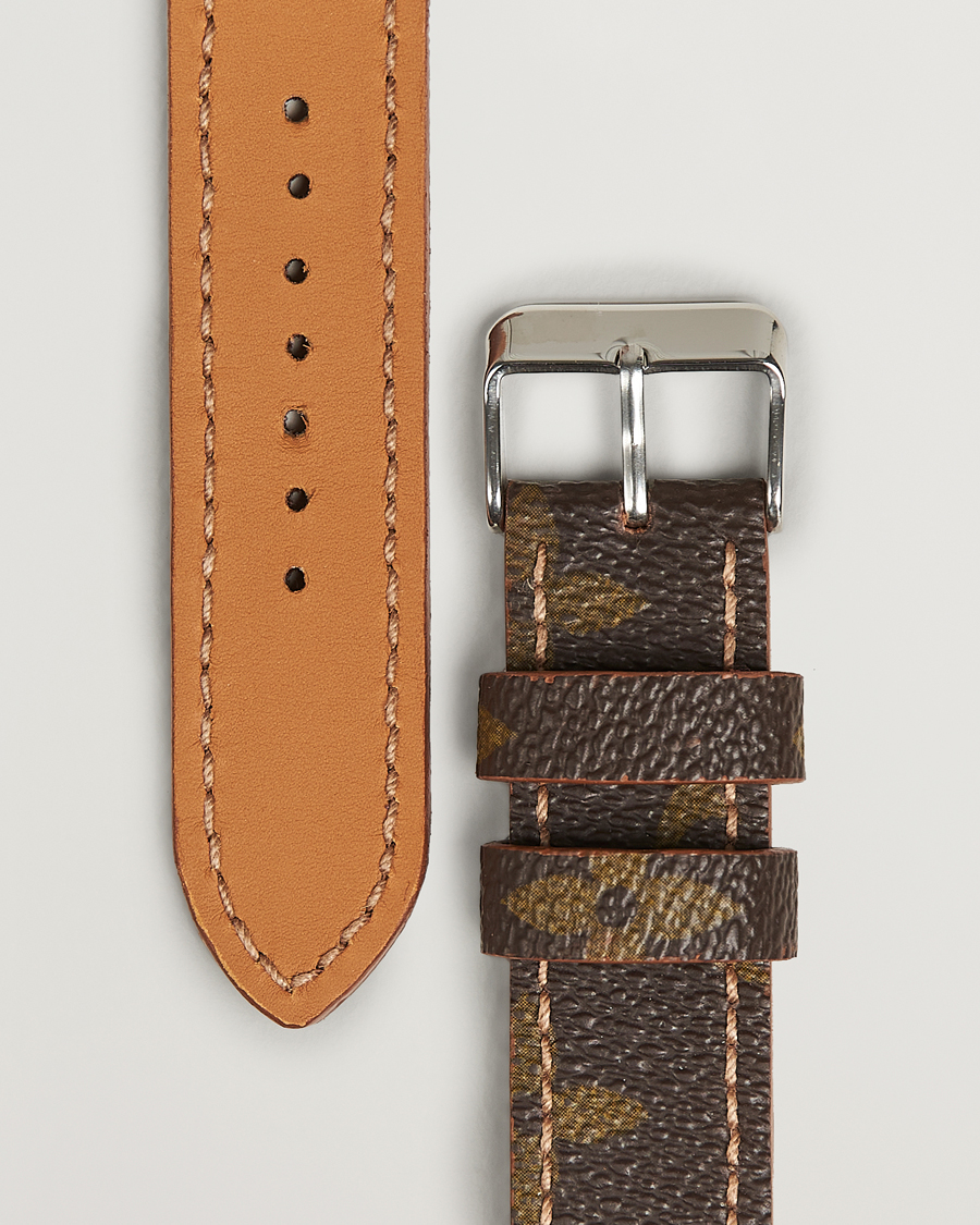 Men | Watch straps | Care with Carl | Watch Strap Re-made Louis Vuitton Monogram