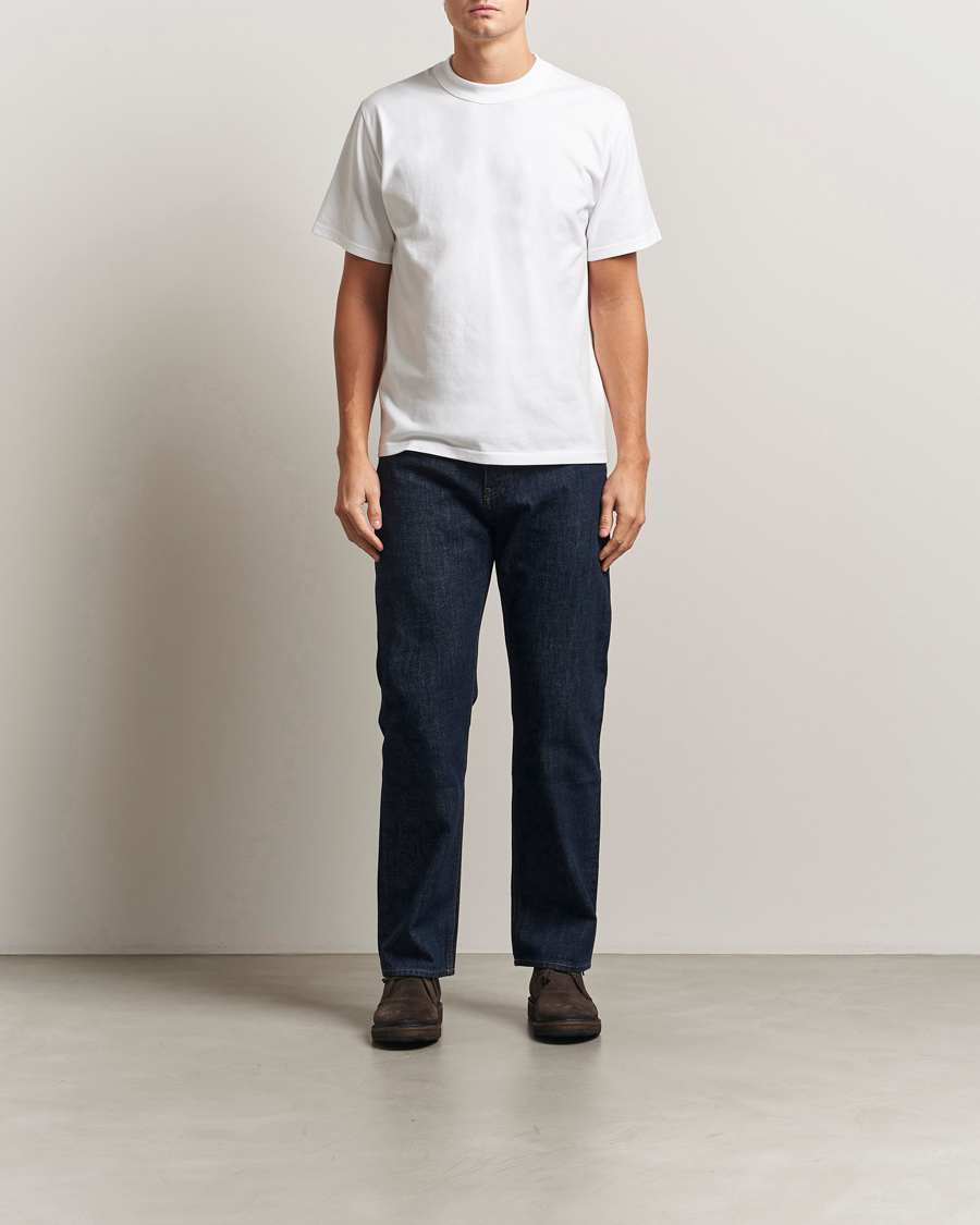 Men | T-Shirts | Armor Lux for Care of Carl | Armor-lux 2-Pack Heritage Callac T-Shirt White/White