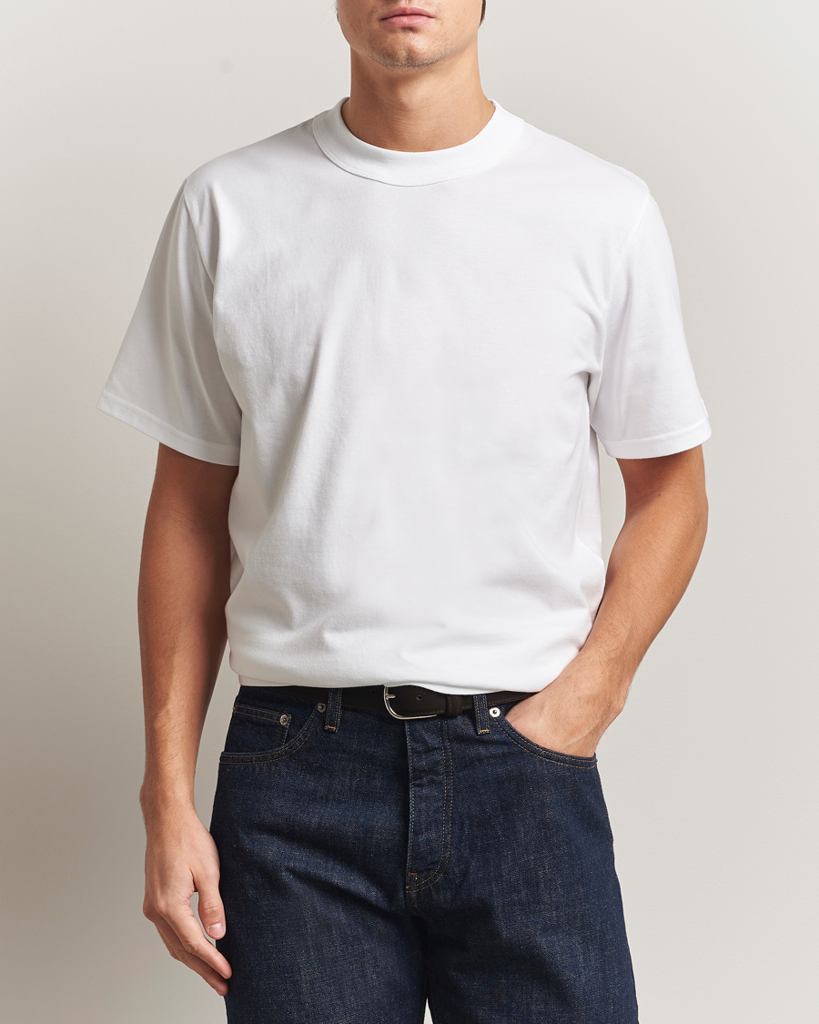 Men | T-Shirts | Armor Lux for Care of Carl | Armor-lux 2-Pack Heritage Callac T-Shirt White/White