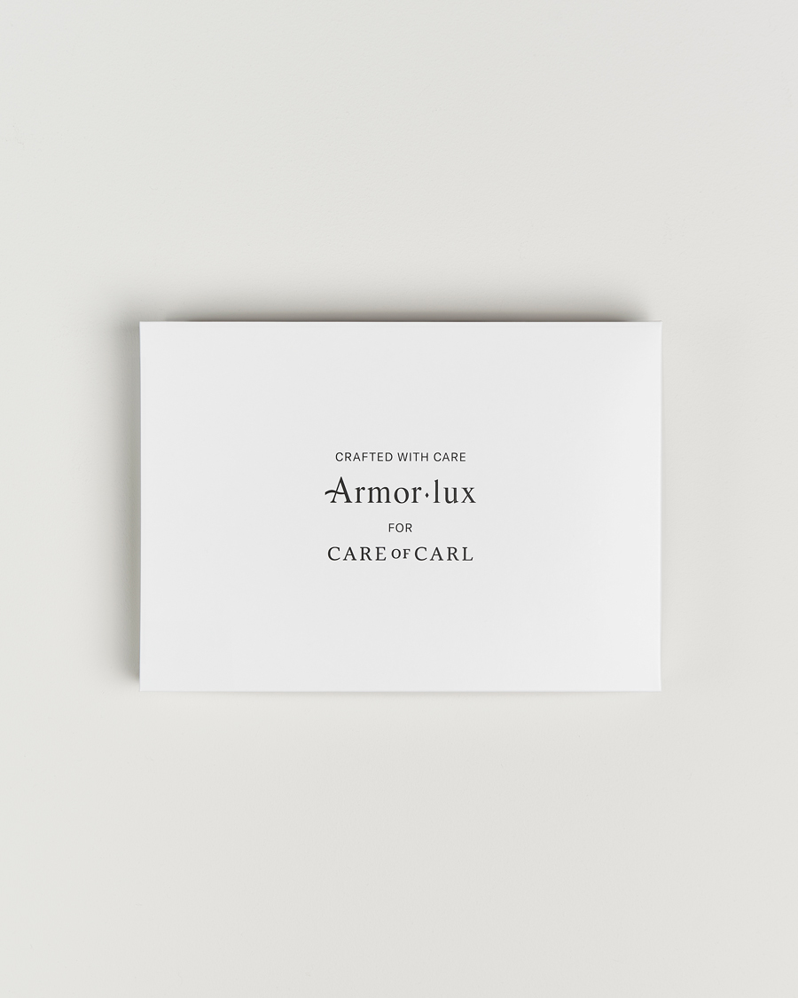 Men | T-Shirts | Armor Lux for Care of Carl | Armor-lux 2-Pack Heritage Callac T-Shirt White/White