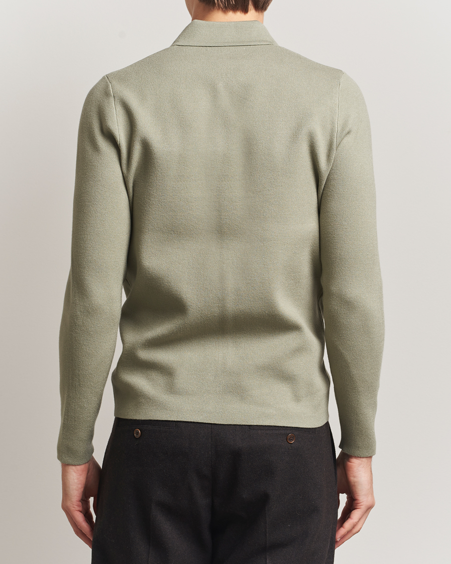 Men | Sweaters & Knitwear | Samsøe Samsøe | Guna Half Zip Seagrass