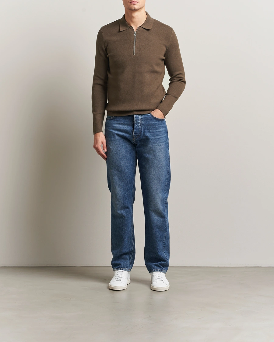 Men | Sweaters & Knitwear | Samsøe Samsøe | Guna Half Zip Canteen