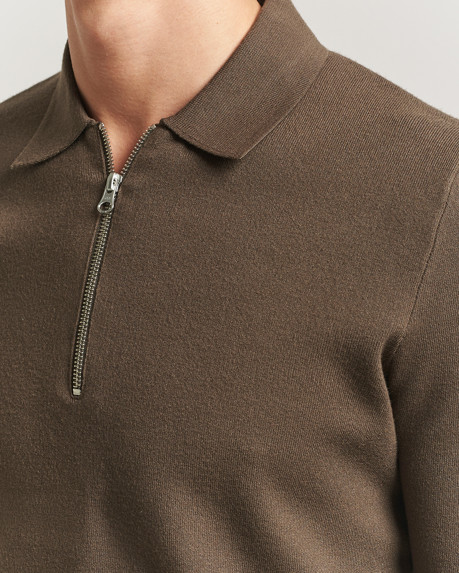 Men | Sweaters & Knitwear | Samsøe Samsøe | Guna Half Zip Canteen