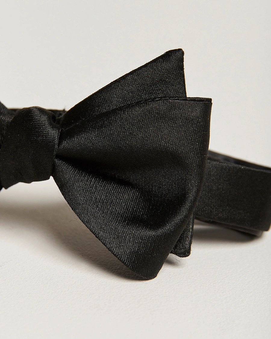 Men | Ties | Oscar Jacobson | Bow Tie, Self Tie Black