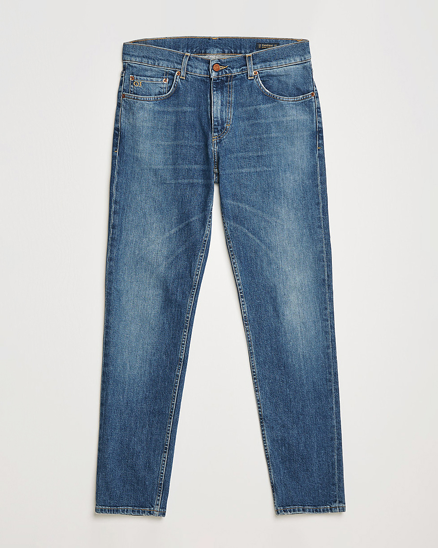 Men | Trousers | Oscar Jacobson | Albert Cotton Stretch Jeans Vintage Wash