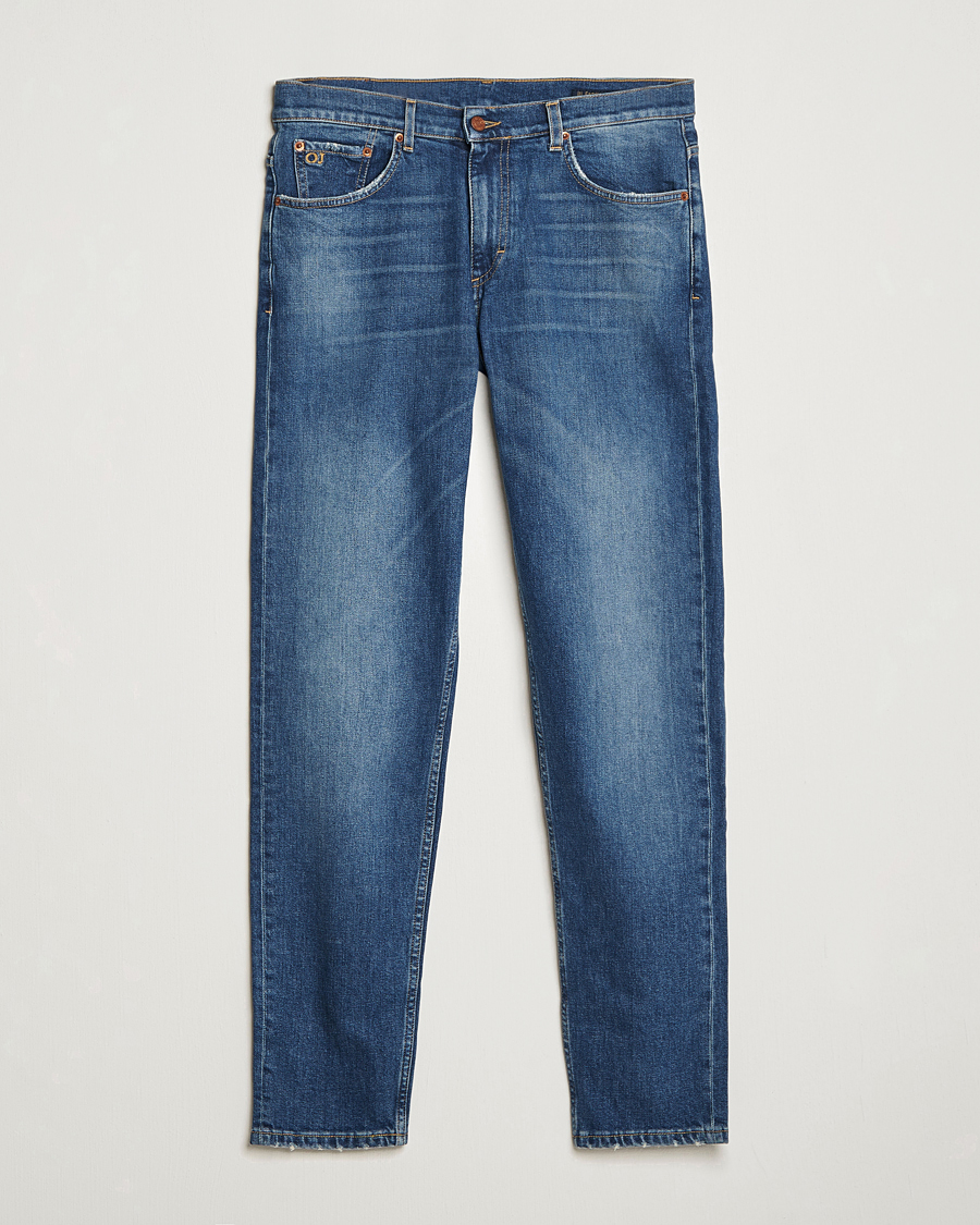 Men | Trousers | Oscar Jacobson | Karl Cotton Stretch Jeans Vintage Wash