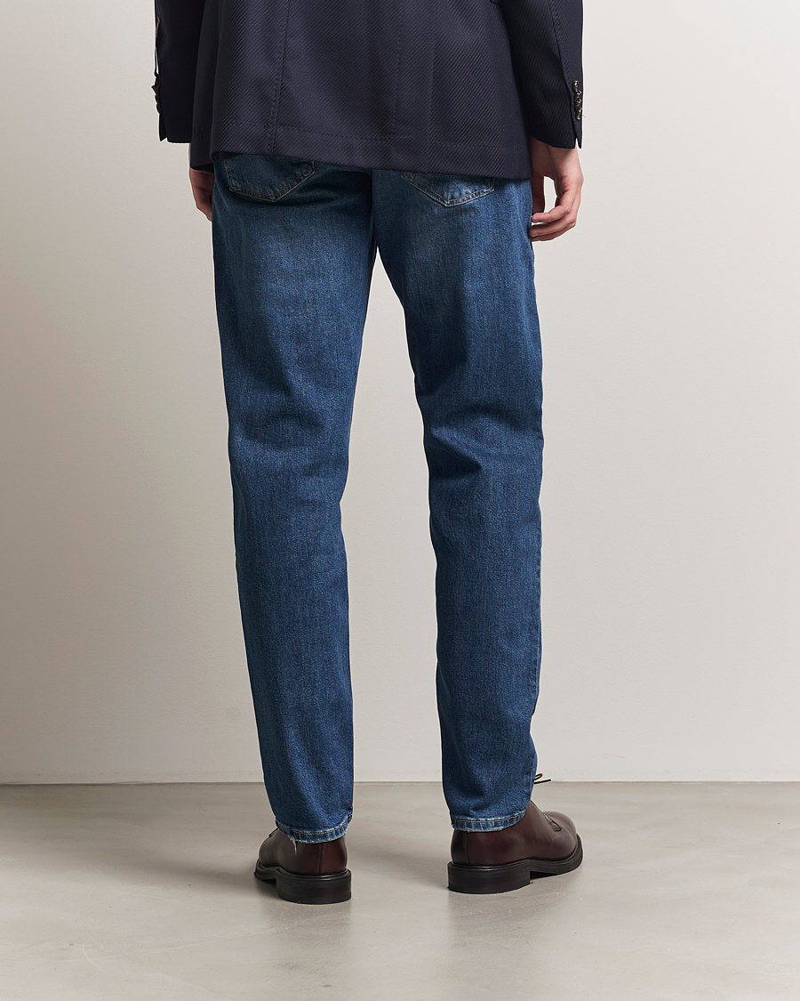 Men | Trousers | Oscar Jacobson | Karl Cotton Stretch Jeans Vintage Wash