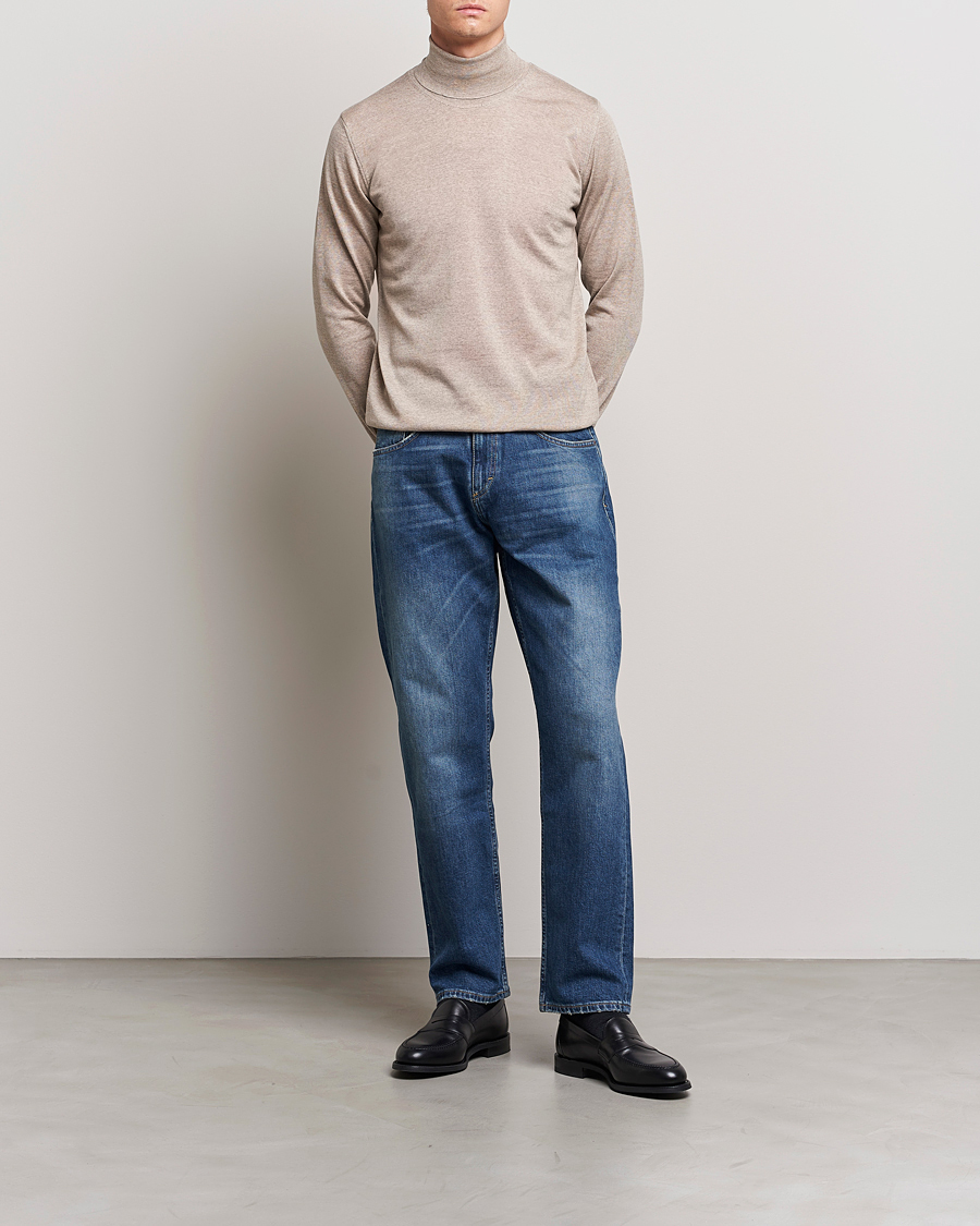 Men | Trousers | Oscar Jacobson | Johan Cotton Stretch Jeans Vintage Wash