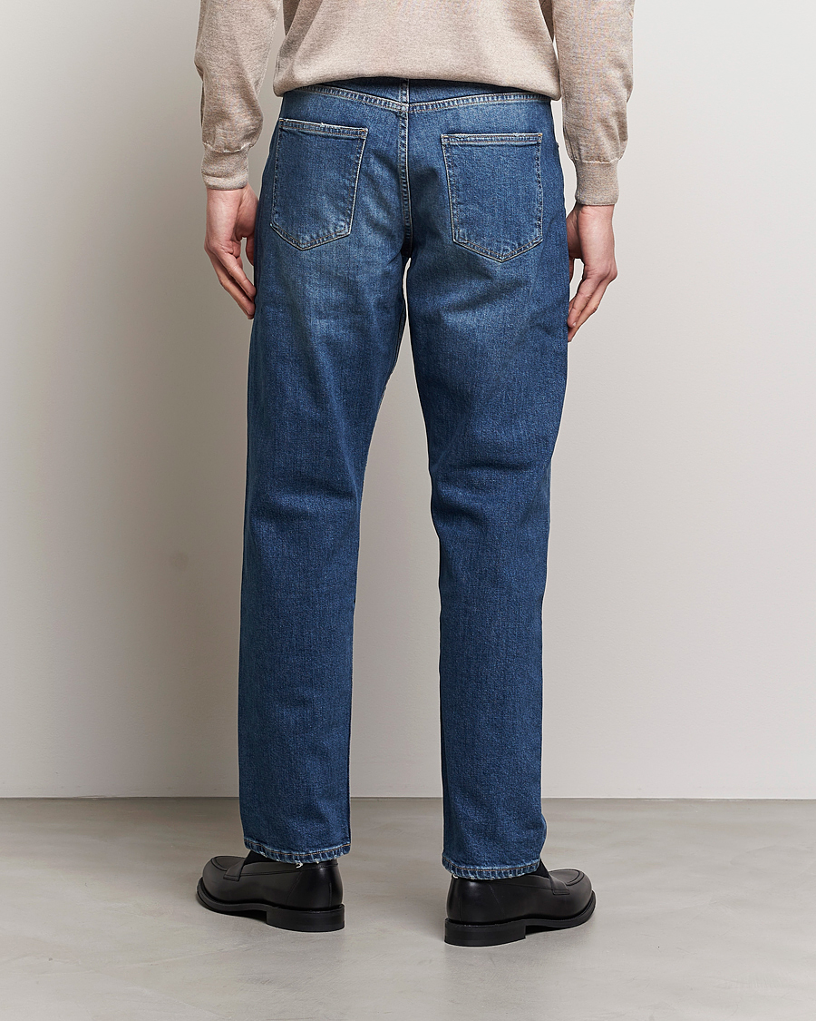 Men | Trousers | Oscar Jacobson | Johan Cotton Stretch Jeans Vintage Wash