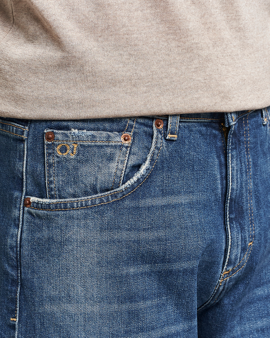 Men | Trousers | Oscar Jacobson | Johan Cotton Stretch Jeans Vintage Wash