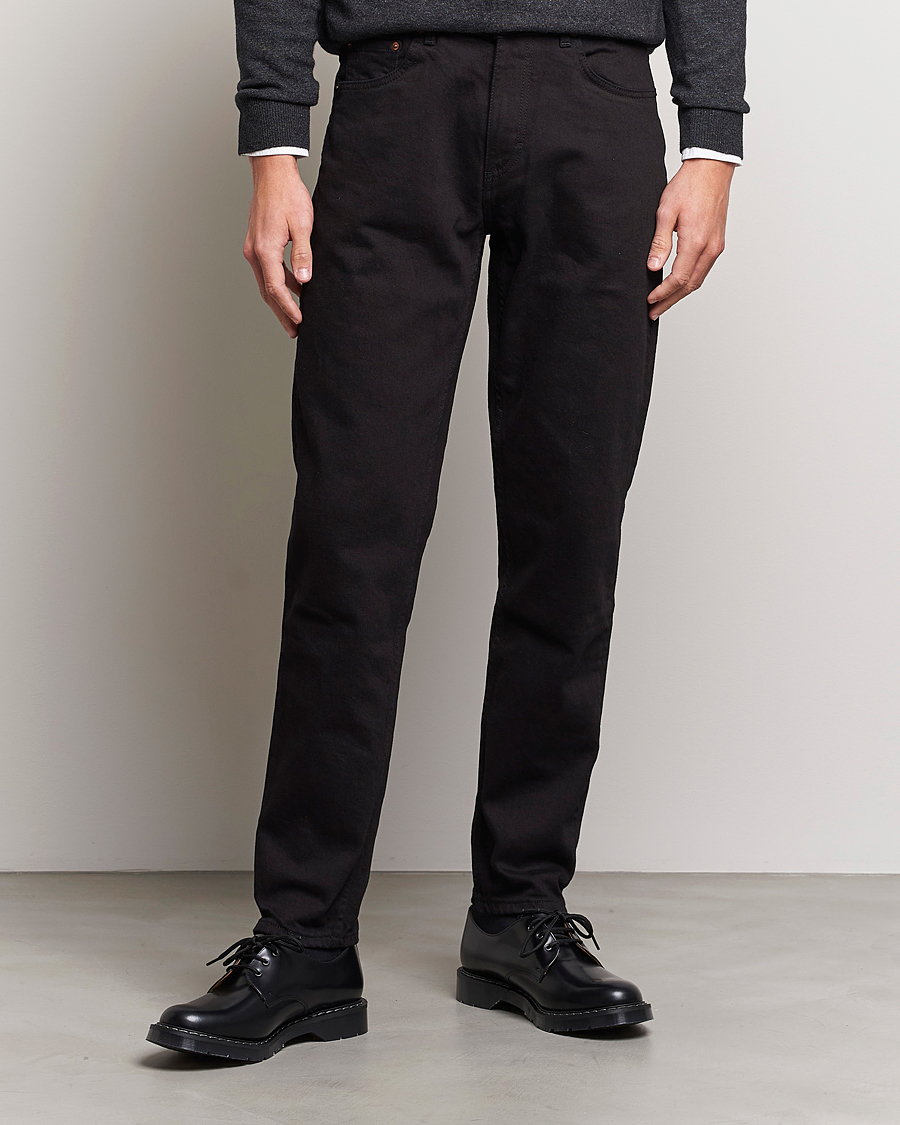 Men | Trousers | Oscar Jacobson | Karl Cotton Stretch Jeans Black