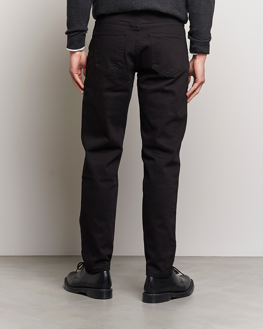 Men | Trousers | Oscar Jacobson | Karl Cotton Stretch Jeans Black