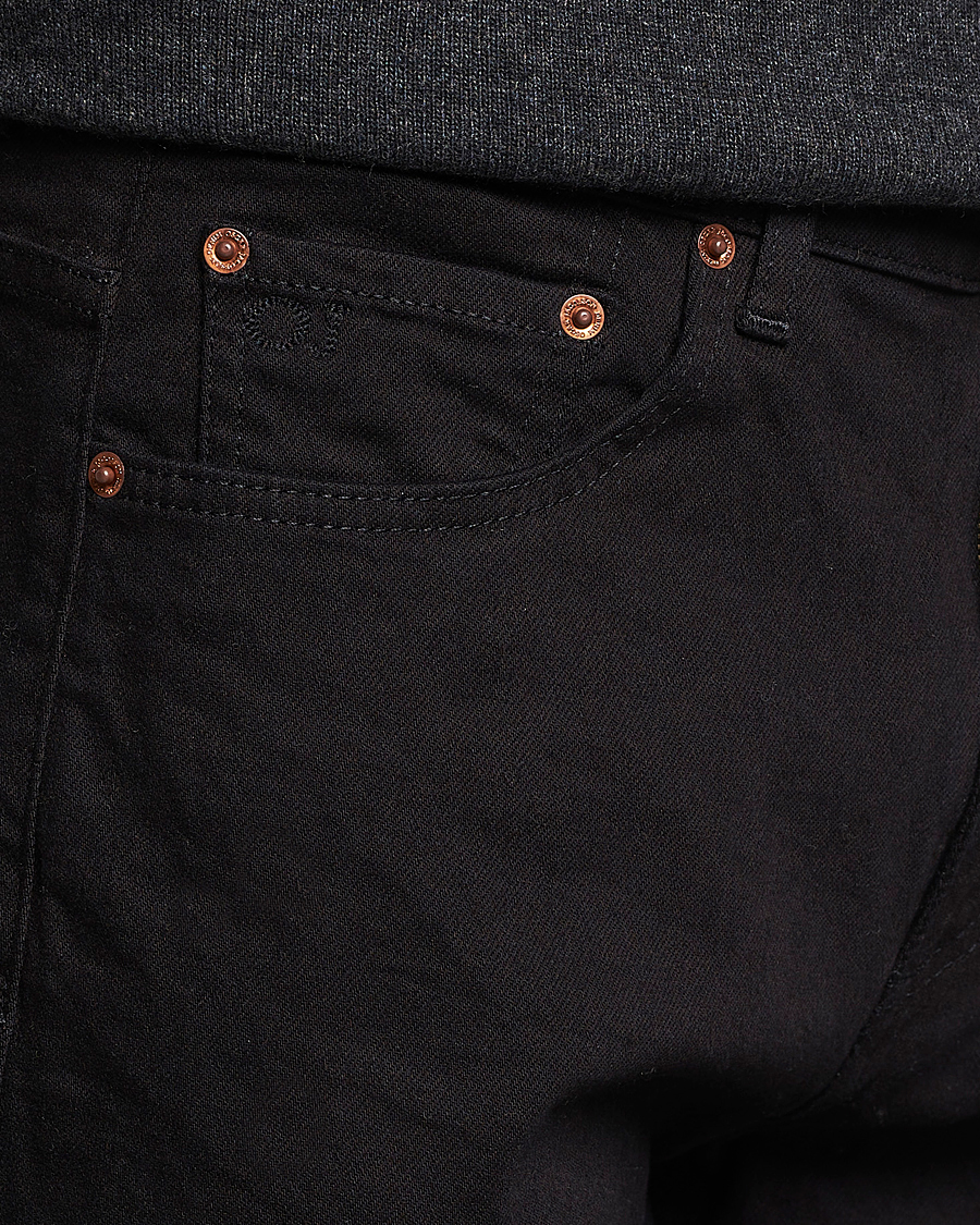 Men | Trousers | Oscar Jacobson | Karl Cotton Stretch Jeans Black