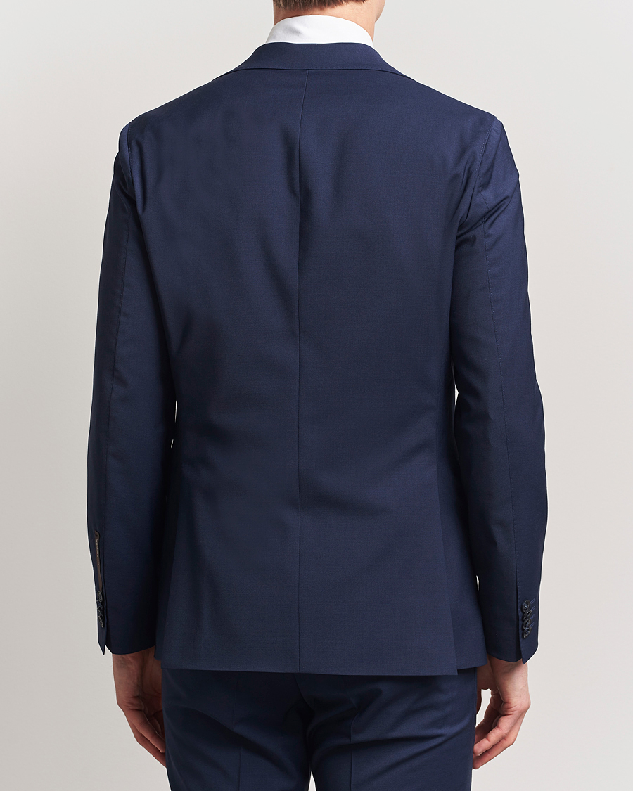 Men | Blazers | Oscar Jacobson | Ego Wool Blend Blazer Navy