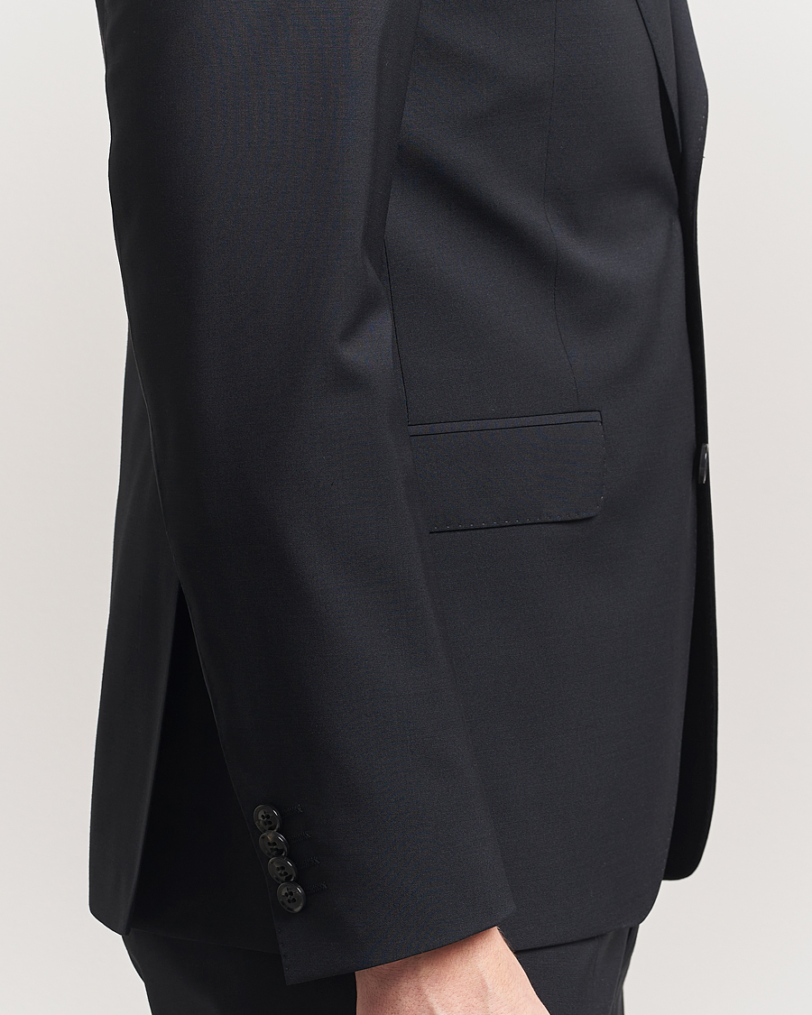 Men | Blazers | Oscar Jacobson | Ego Wool Blend Blazer Black