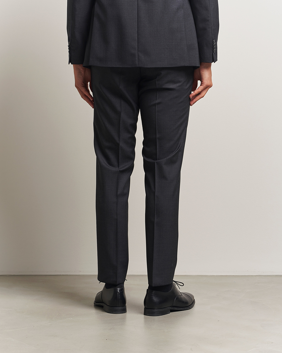 Men | Trousers | Oscar Jacobson | Dandy Wool Trousers Grey