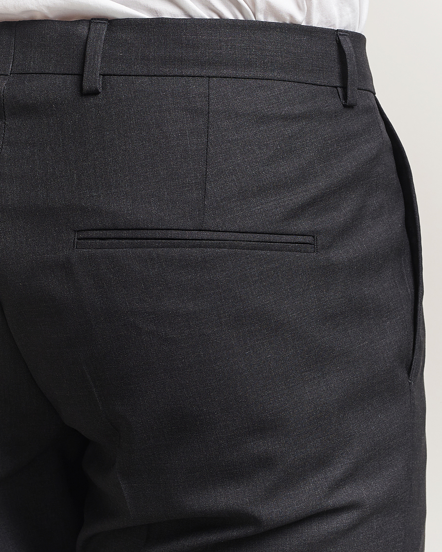 Men | Trousers | Oscar Jacobson | Dandy Wool Trousers Grey