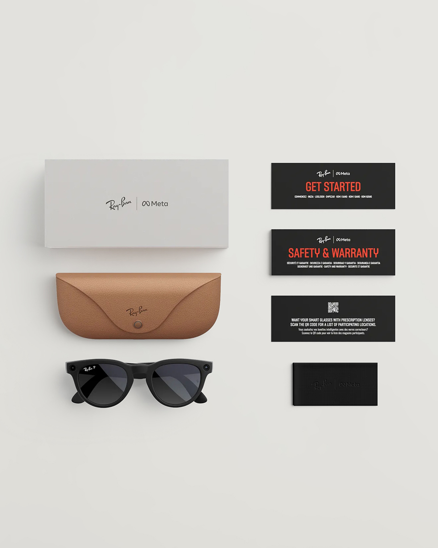Men | Sunglasses | Ray-Ban | Headliner Meta Sunglasses Matte Black