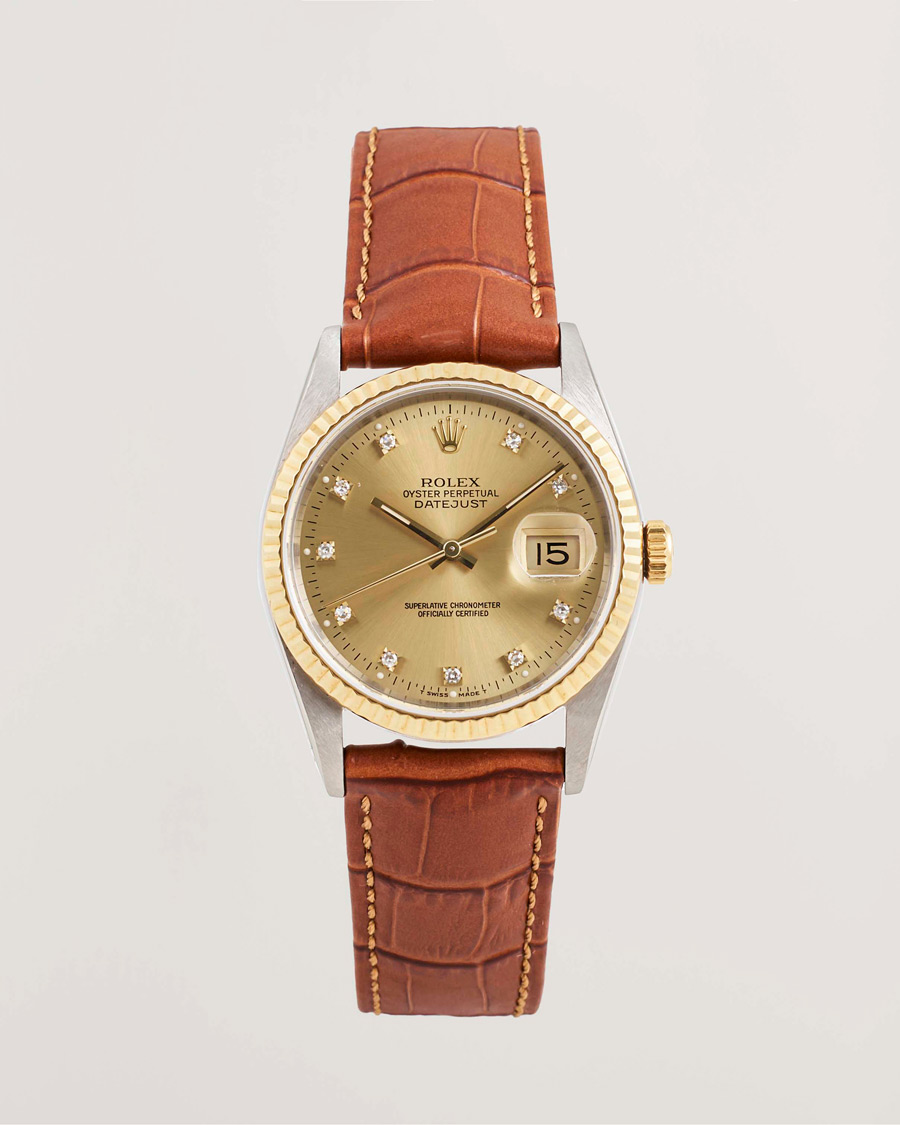 Men | Rolex Pre-Owned Datejust 36 G/S Diamant | Rolex Pre-Owned | Datejust 36 G/S Diamant