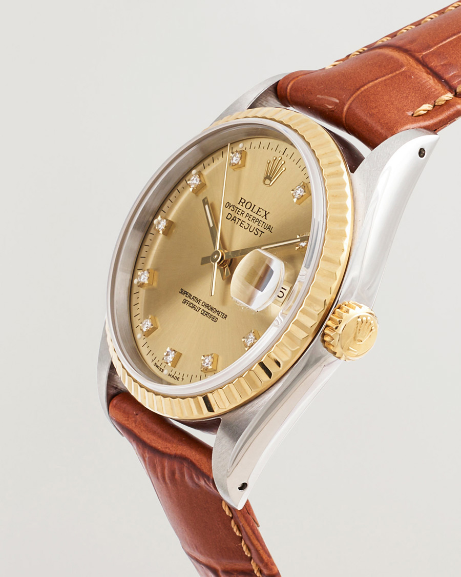 Men | Rolex Pre-Owned Datejust 36 G/S Diamant | Rolex Pre-Owned | Datejust 36 G/S Diamant