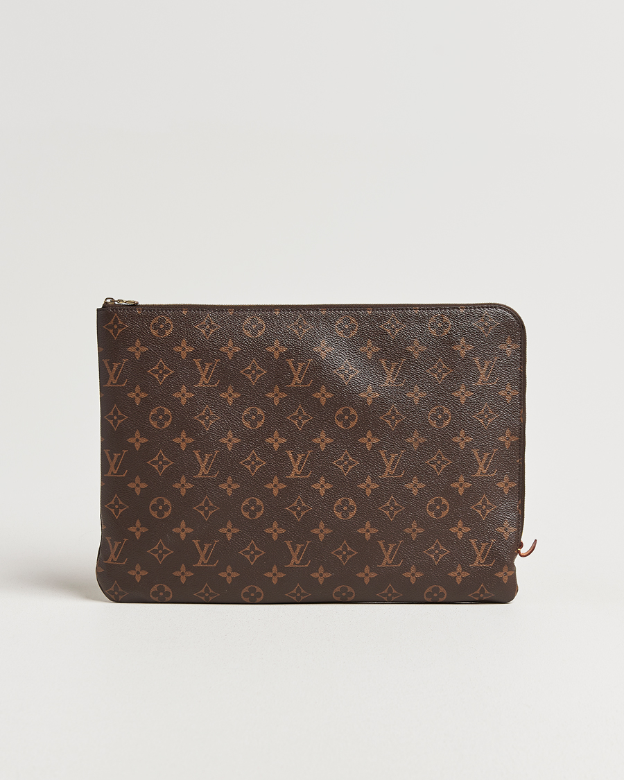 Men | Louis Vuitton Pre-Owned Posh Document Bag Monogram | Louis Vuitton Pre-Owned | Posh Document Bag Monogram