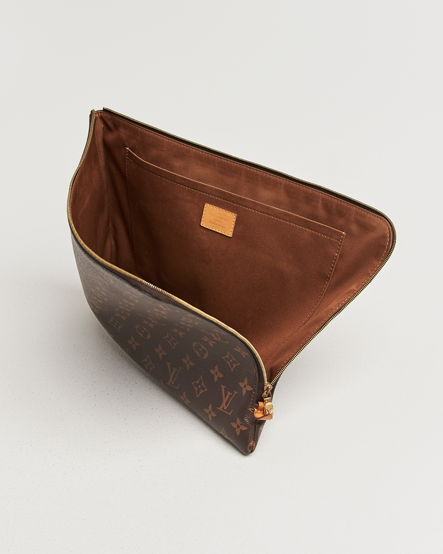 Men | Louis Vuitton Pre-Owned Posh Document Bag Monogram | Louis Vuitton Pre-Owned | Posh Document Bag Monogram