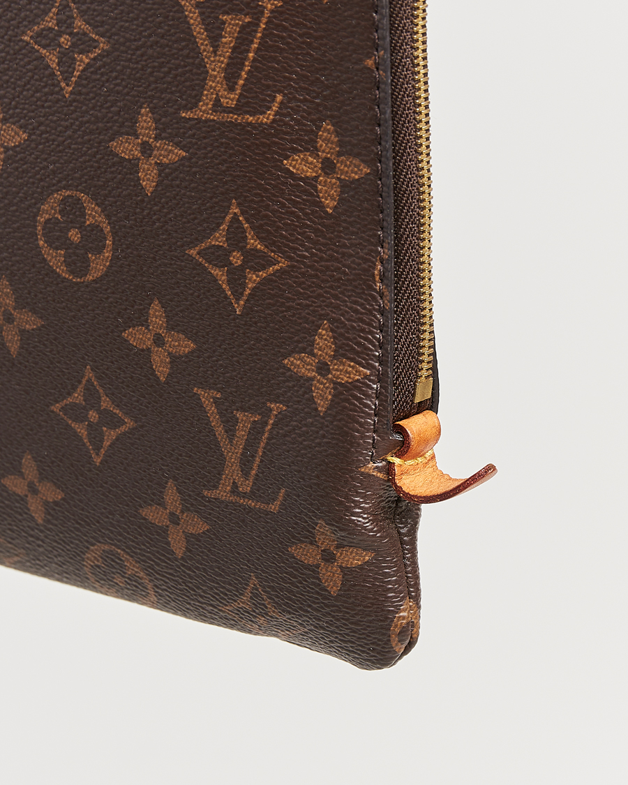 Men | Louis Vuitton Pre-Owned Posh Document Bag Monogram | Louis Vuitton Pre-Owned | Posh Document Bag Monogram